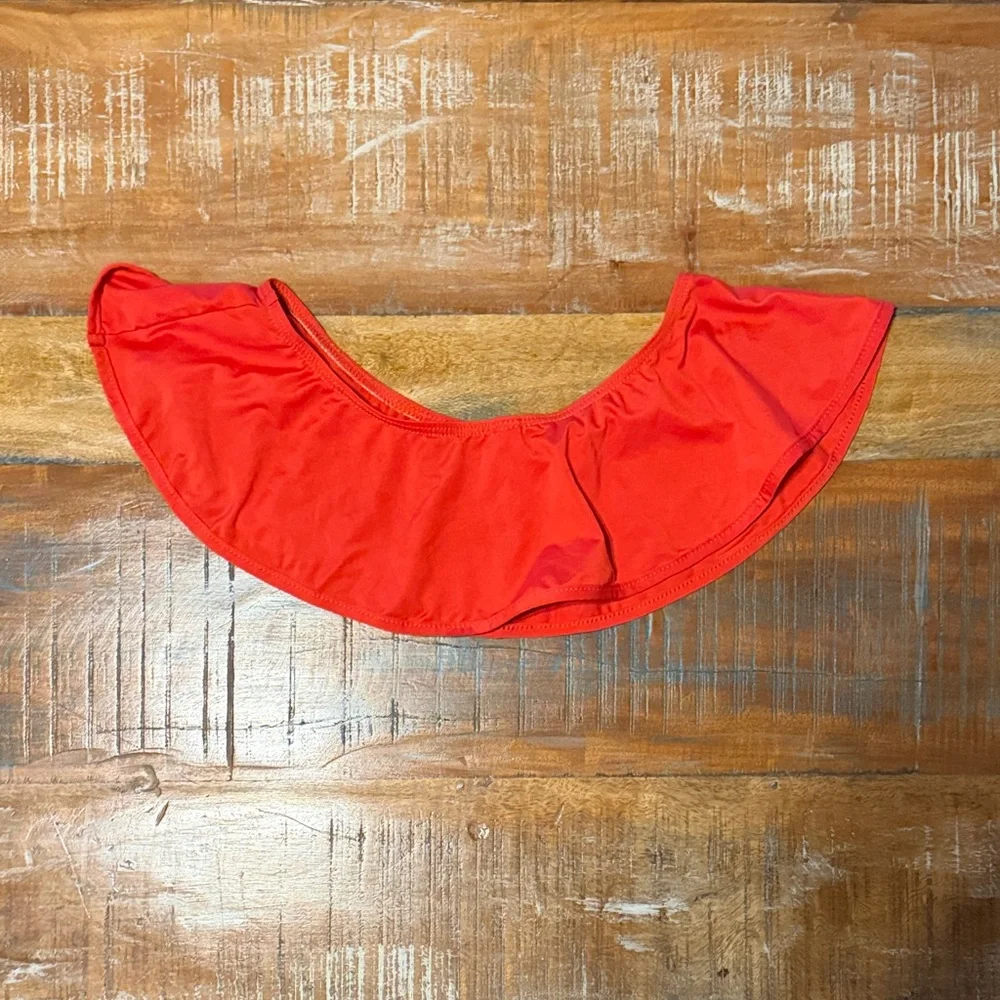 Zinke Colorful Strapless Peplum Swimsuit with removable waist skirt - Picture 2 of 7